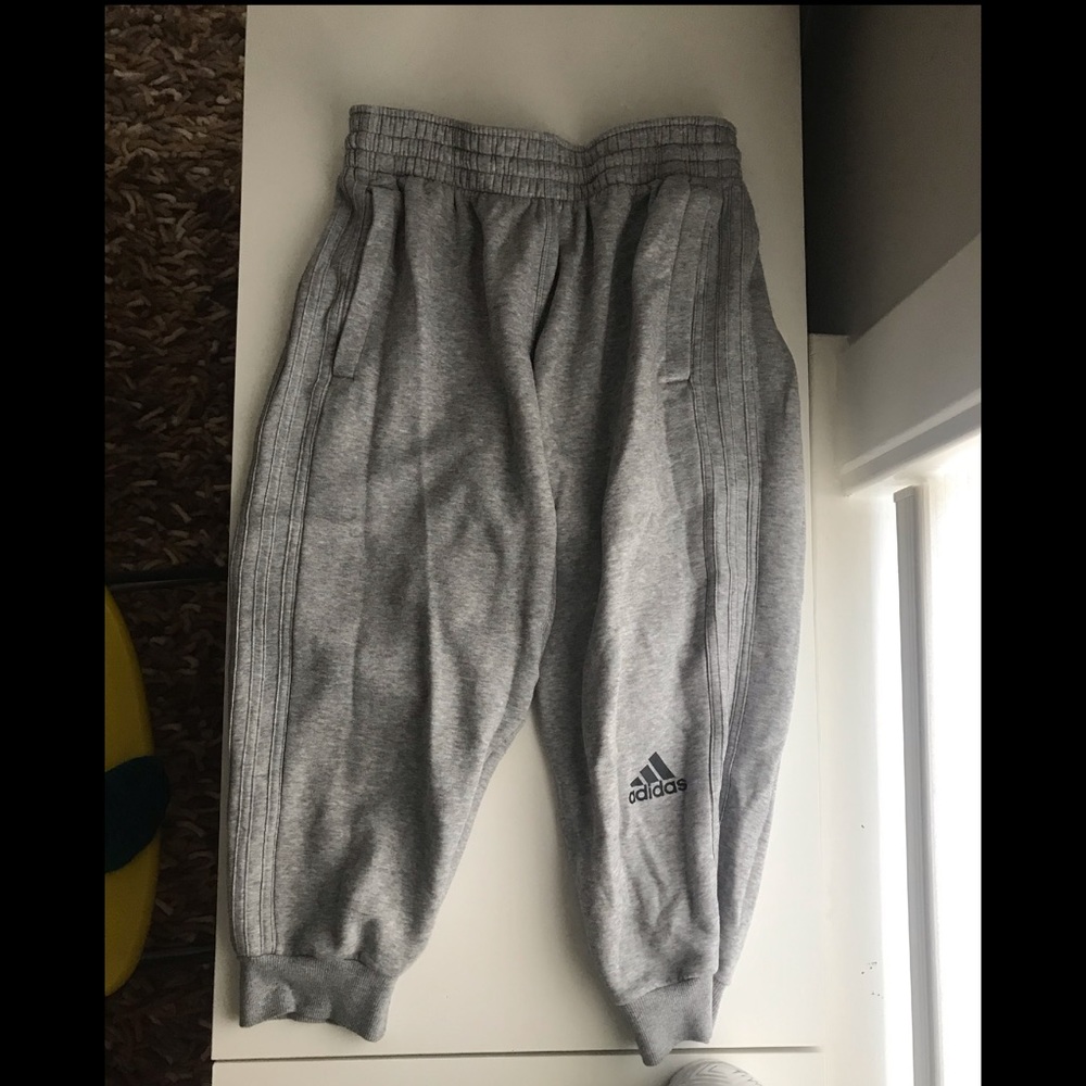 Adidas Grey Joggers Sweatpants